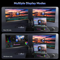 HEYMIX Dual HDMI USB C Hub, 8in1 Type C Hub Dual HDMI,100W PD Charging USB C Docking Station Dual HDMI with USB 3.0 Ports, Micro Sd/SD Card Reader Compatible with Macair, MacBook Pro,Dell, Chromebook