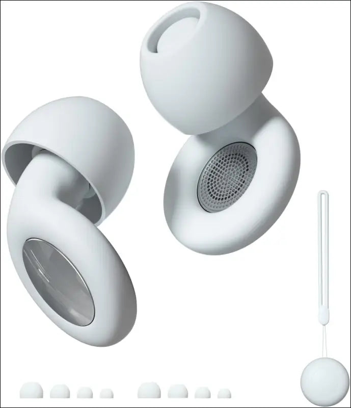 HFglobal Ear Plugs for Sleeping Noise Cancelling, Perfect-30dB Reusable Hearing Protection EarPlugs in Flexible Silicone for Sleep, Focus, Noise Sensitivity (Black, Medium)