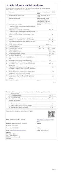 HONGO Portable Monitor, 15.6 Inch 1920 x 1080 FHD Dual Integrated Speakers Portable Monitor for PC Laptop Mac PS3/4/5/Xbox, HDR Eye-Care Smart IPS Display, Support HDMI/Type...