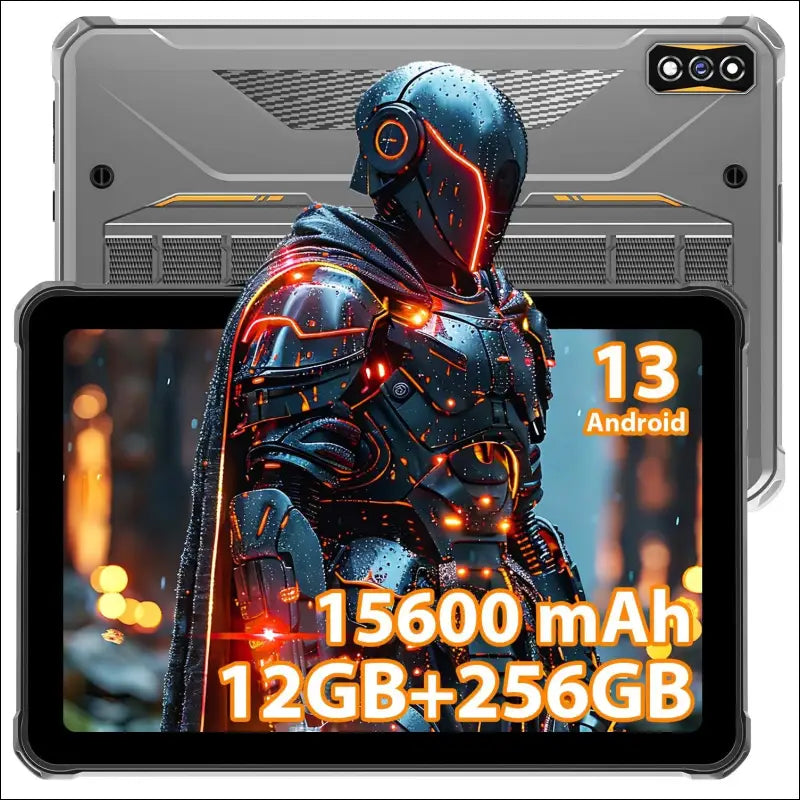 HOTWAV R7 Rugged Tablet Android 13, 15600mAh 10.1 Inch HD+ Waterproof Tablet, 12GB+256GB/(2TB TF) Outdoor Work Tablets, 16MP+16MP Camera Octa Core/Daul SIM 4G/IP68&IP69K/Face...