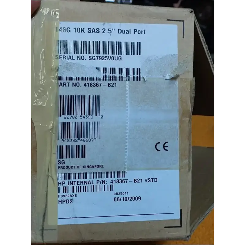 HP 418367-B21 146GB 10K SAS 2.5" Dual Port Hard Drive * NEW *