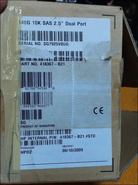 HP 418367-B21 146GB 10K SAS 2.5" Dual Port Hard Drive * NEW *