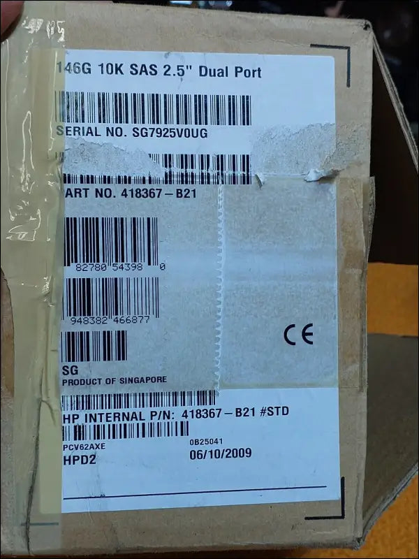 HP 418367-B21 146GB 10K SAS 2.5" Dual Port Hard Drive * NEW *