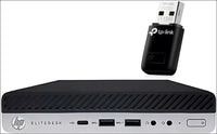 HP EliteDesk 800 G5 SFF - Intel i5-9500T 16GB RAM 256GB SSD Windows 11 Pro (Renewed) with New TL-WN823N N300 Wireless