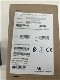 HPE 1.2TB SAS 10K SFF DISK