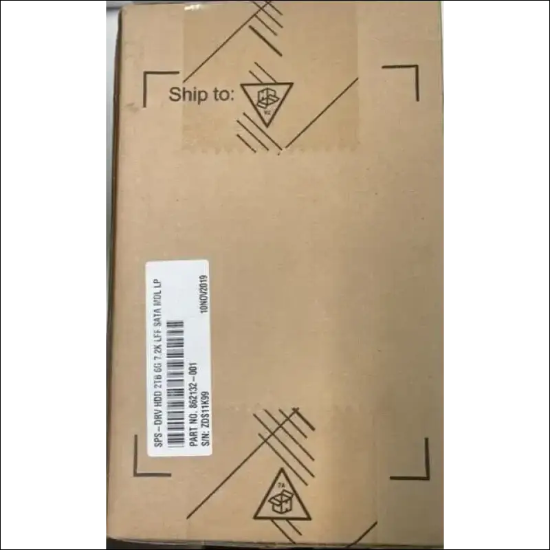 HPE 600GB,1TB,2TB SATA 7.2K 3.5" LFF LP DS HDD 861686-B21 for ML110 ML350 GEN10