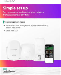 HPE Networking Instant on Access Point AP17 2X2 Wifi 5 Outdoor Wireless Access Point | Power Source Not Included | RW Rest-Of-World Model (R2X11A)