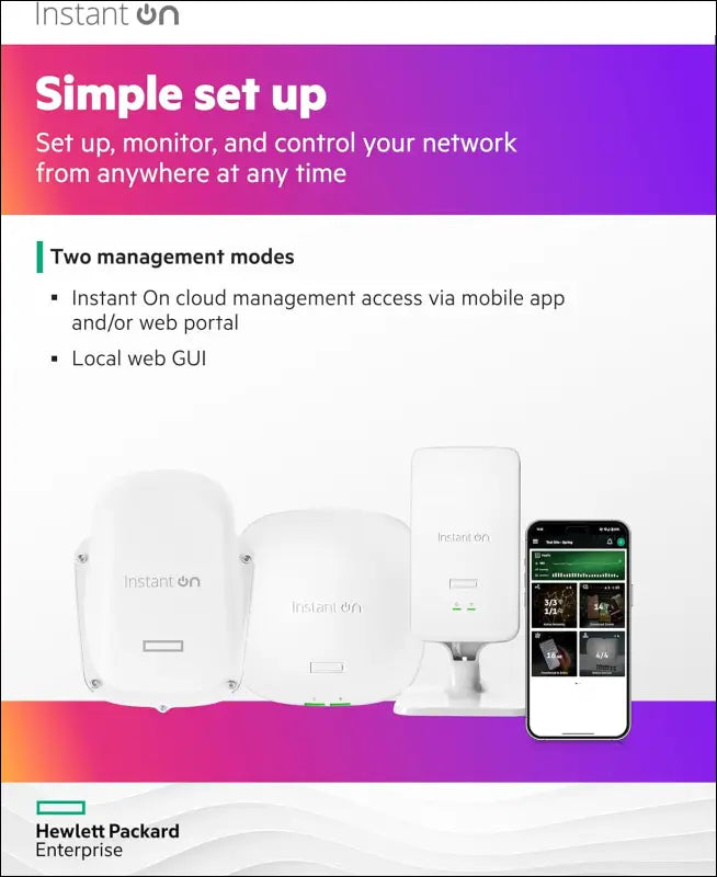 HPE Networking Instant on Access Point AP17 2X2 Wifi 5 Outdoor Wireless Access Point | Power Source Not Included | RW Rest-Of-World Model (R2X11A)