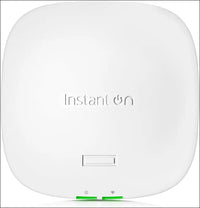 HPE Networking Instant on Access Point AP21 2X2 Wifi 6 Indoor Wireless Access Point | Single-Room, Secure, Smart Mesh Support | Power Source Included | RW Rest-Of-World Model (S1T15A)