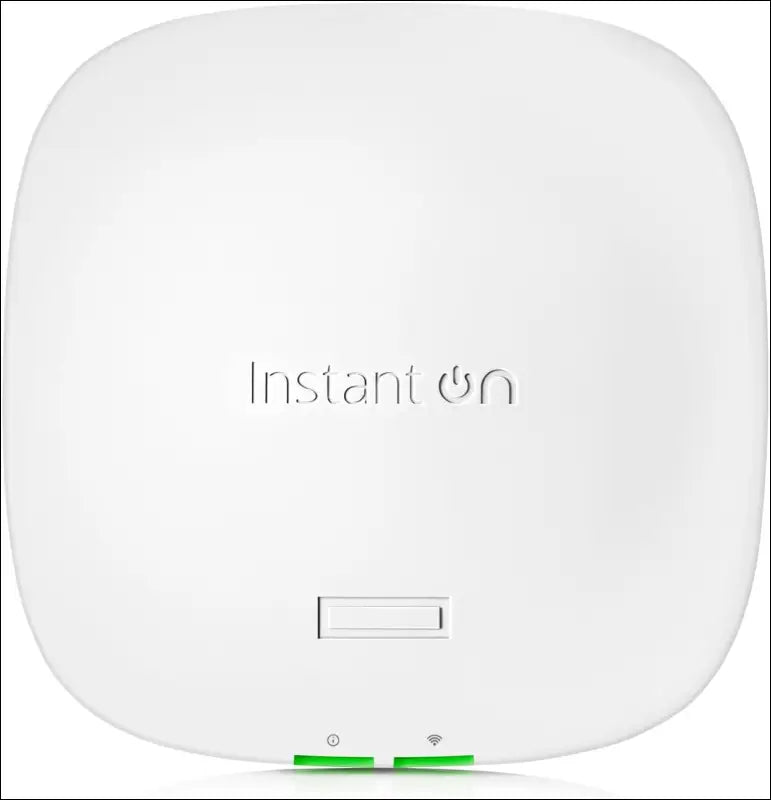 HPE Networking Instant on Access Point AP21 2X2 Wifi 6 Indoor Wireless Access Point | Single-Room, Secure, Smart Mesh Support | Power Source Included | RW Rest-Of-World Model (S1T15A)