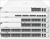 HPE Networking Instant on Switch Series 1960 24-Port Gb Smart-Managed Layer 2+ Ethernet Switch | 24X 1G | 2X 10Gbase-T, 2X SFP+ | Stackable | AU Cord (JL806A#ABG)