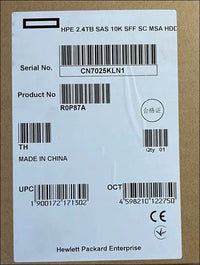 HPE Q2R41A, R0P87A (10K RPM, 2.5", SAS-3) 2.4TB Enterpirse HDD (P00441-001)