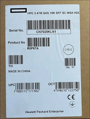 HPE Q2R41A, R0P87A (10K RPM, 2.5", SAS-3) 2.4TB Enterpirse HDD (P00441-001)