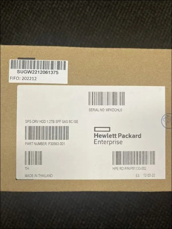 HPE SPS-DRV HHD 1.2TB SFF SAS