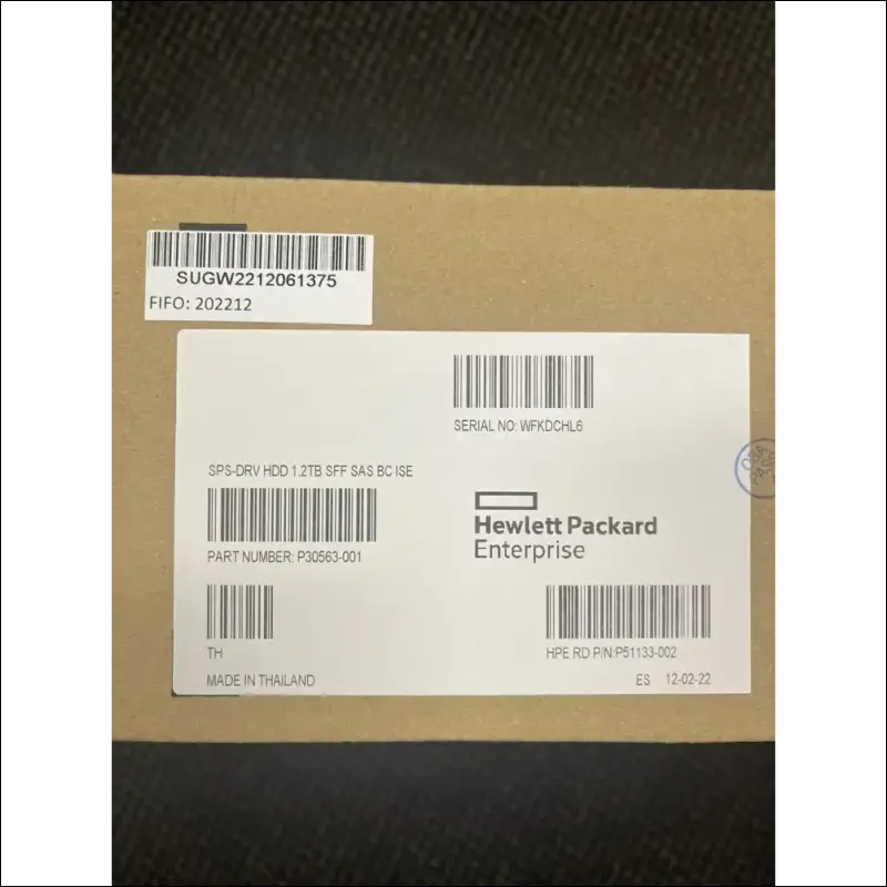 HPE SPS-DRV HHD 1.2TB SFF SAS