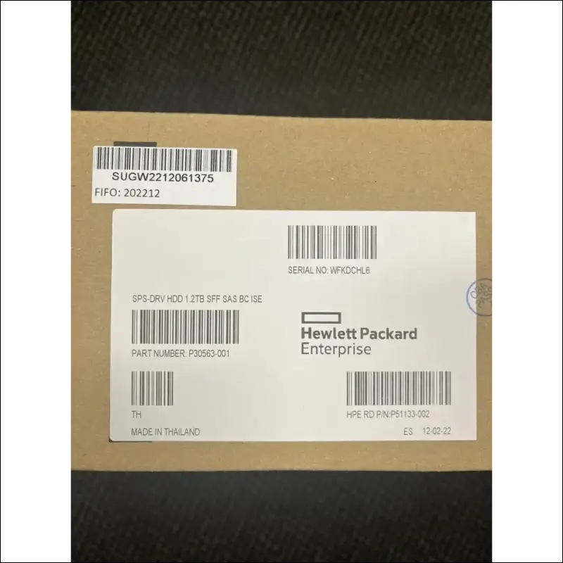 HPE SPS-DRV HHD 1.2TB SFF SAS