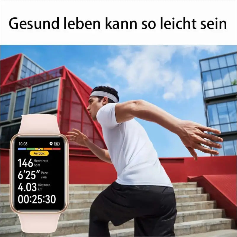 HUAWEI Watch FIT 2 SmartWatch, 1.74 Inch FullView Display, Bluetooth Calls, Health Management, Long Battery Life, Animated Quick Workouts, SpO2 Capture, German Version, Black