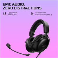 HyperX Cloud II – Gaming Headset for PC, PS5 / PS4. Includes 7.1 Virtual Surround Sound and USB Audio Control Box - Gun Metal