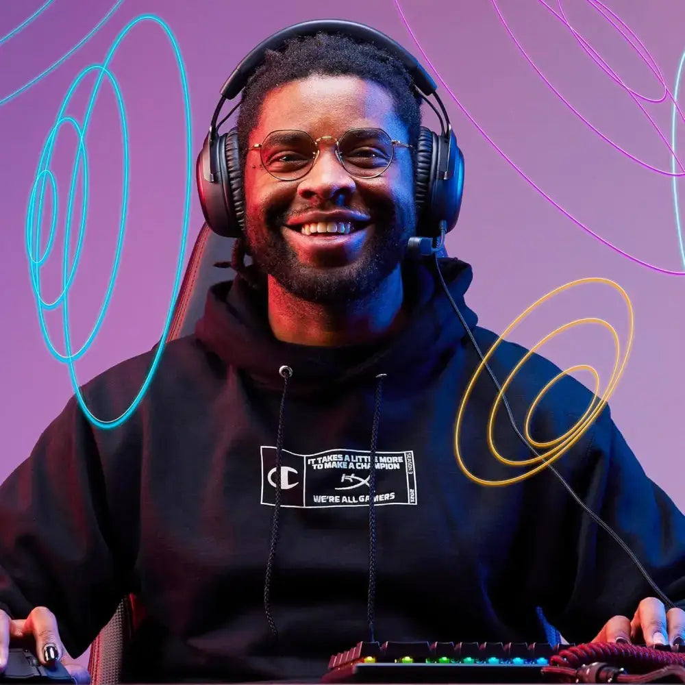 HyperX Cloud II – Gaming Headset for PC, PS5 / PS4. Includes 7.1 Virtual Surround Sound and USB Audio Control Box - Gun Metal