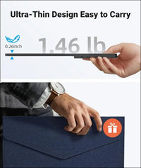 Ingnok Portable Monitor, 15.6 Inch FHD 1080P Laptop Screen Extender with Adjustable Stand,Portable Monitor for Laptop,PC, MacBook, PS5/4, Xbox, Switch,Built-in Speakers