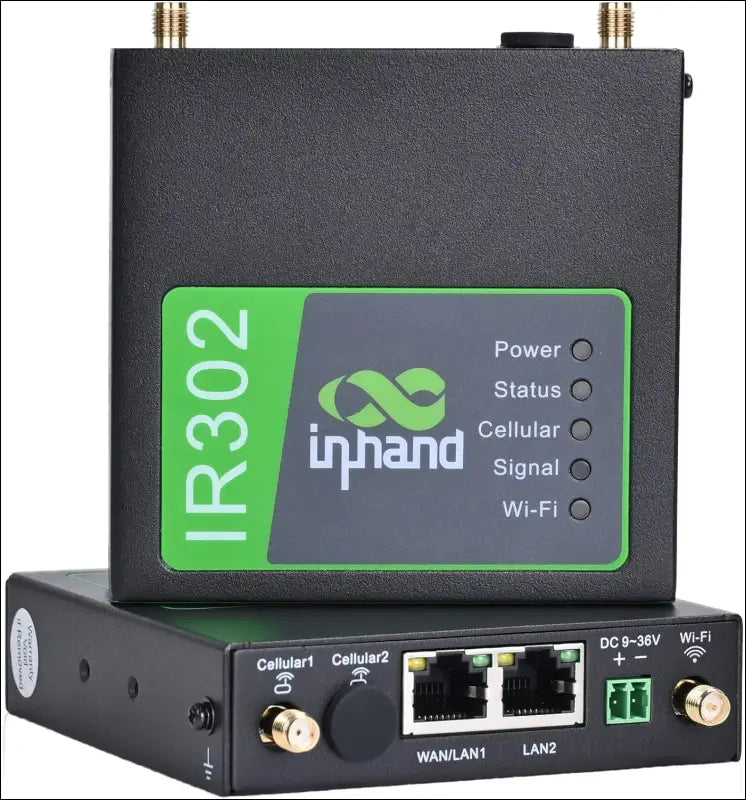 InHand Networks IR302 Industrial IoT 4G LTE VPN Cellular Router,M2M LTE Cat 4 Wi-Fi Hotspot Router Dual sim Card Slots