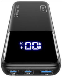 INIU Power Bank, 65W 20000mAh Fast Charging Laptop Portable Charger, USB C in&Out Tablet Powerbank, Battery Phone Charge for iPhone 16 15 iPad MacBook Airpods Steam Deck etc.