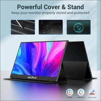 InnoView Portable Monitor, 15.6 Inch FHD 1080P HDMI USB C Second External Monitor for Laptop, Desktop, MacBook, Phones, Tablet, PS5/4, Xbox, Switch, Built-in Speaker with...