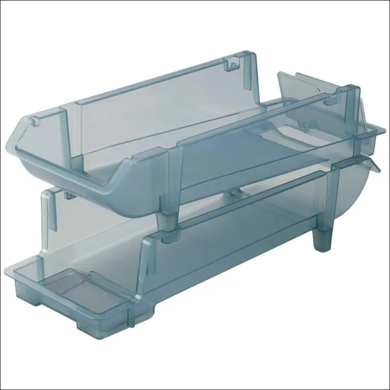 Inomata Kagaku 0379 Rolling Lactic Acid Bacteria Drink Stocker, 2 Tiers, Made in Japan, Refrigerator, Storage, Storage, Beverage, Food Rack, Holder, Server, Plastic Bottle,...