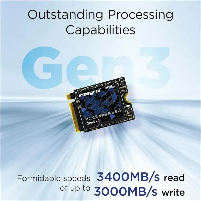 Integral 1TB M.2 NVMe 2230 PCIe Gen4 x4 SSD – Read Speed up to 4900MB/s, Write Speed up to 3200MB/s – Internal Solid State Drive. Valve Steam Deck, Microsoft Surface Pro, PC &...