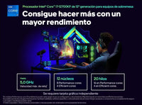 Intel i7-12700KF CPU 3.6GHz (5.0GHz Turbo) 12th Gen LGA 1700 Alder Lake Processor, 12-Cores 20-Threads, 25MB Cache, 125W, Multicolor