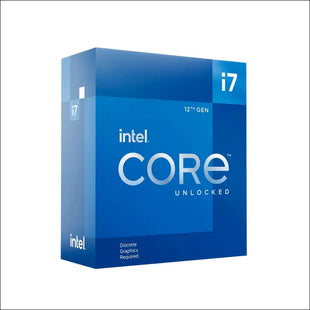 Intel i7-12700KF CPU 3.6GHz (5.0GHz Turbo) 12th Gen LGA 1700 Alder Lake Processor, 12-Cores 20-Threads, 25MB Cache, 125W, Multicolor