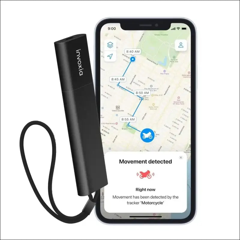 Invoxia GPS Tracker PRO - Real-Time Location - No Included Subscription - for Cars, Motorcycles, Bicycles, Children - Motion and Tilt Alerts - 4G LTE-M Network - Up to 3 Months...