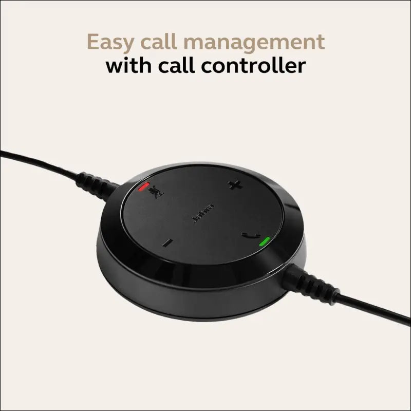 Jabra Evolve 20 SE Wired Stereo Headset UC Cert - Passive Noise Cancellation - USB On Ear Headphones with Noise Cancelling Boom Mic - Prof Call Quality - Inline Call Controller...