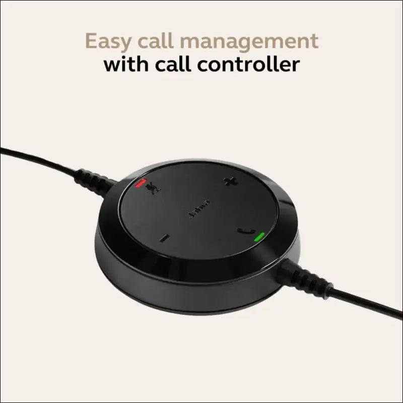 Jabra Evolve 20 SE Wired Stereo Headset UC Cert - Passive Noise Cancellation - USB On Ear Headphones with Noise Cancelling Boom Mic - Prof Call Quality - Inline Call Controller...