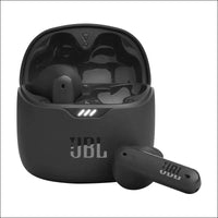 JBL Tune Flex, JBL Pure Bass Sound, Active Noise Cancelling with Smart Ambient, 4 mics for perfect calls, Up to 32 hours of battery life, Water resistant & sweatproof, Black