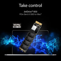 JetDrive 850 NVMe PCIe SSD 240GB [SSD Upgrade Kits for Mac], TS240GJDM850