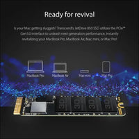 JetDrive 850 NVMe PCIe SSD 240GB [SSD Upgrade Kits for Mac], TS240GJDM850