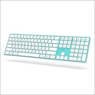 JOYACCESS Bluetooth Keyboard with Multiple Devices, Full Size Wireless Keyboard with Numeric Keypad, Switch to 3 Devices for PC, Laptop, MacBook