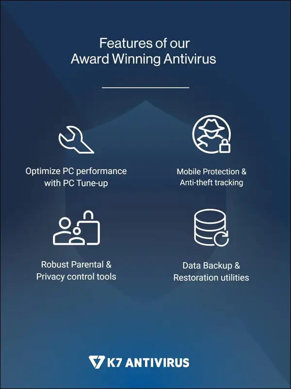 K7 Ultimate Security Antivirus Software 2025 | 1 Device, 3 Years