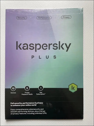 Kaspersky Plus 2024 Internet Security 10 Device 1 Year Activation Code by Post