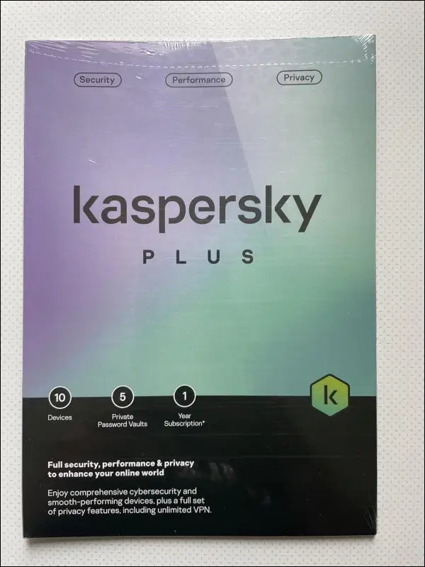 Kaspersky Plus 2024 Internet Security 10 Device 1 Year Activation Code by Post