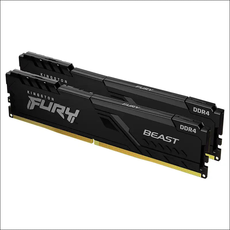 Kingston 32GB (2x16GB) Fury Beast CL16 3200MHz DDR4 RAM - Black - simple