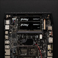 Kingston Fury Impact 64 GB (2 x 32 GB) 3200MHz DDR4 CL20 Laptop Memory Kit of 2 KF432S20IBK2/64 Black