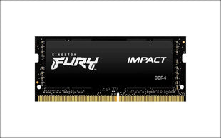 Kingston Fury Impact 64 GB (2 x 32 GB) 3200MHz DDR4 CL20 Laptop Memory Kit of 2 KF432S20IBK2/64 Black