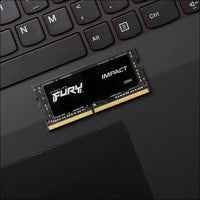 Kingston Fury Impact 64 GB (2 x 32 GB) 3200MHz DDR4 CL20 Laptop Memory Kit of 2 KF432S20IBK2/64 Black