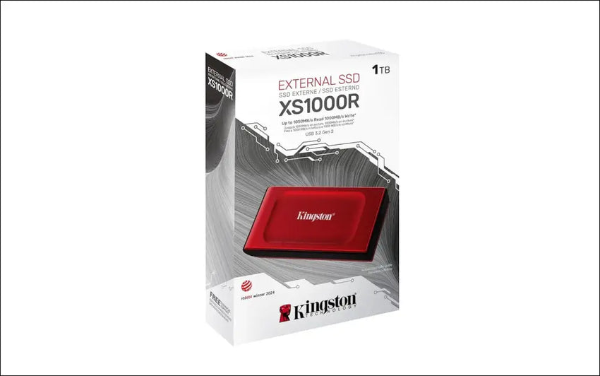 Kingston XS1000R 2TB SSD | Pocket-Sized | USB 3.2 Gen 2 | External Solid State Drive | Up to 1050MB/s