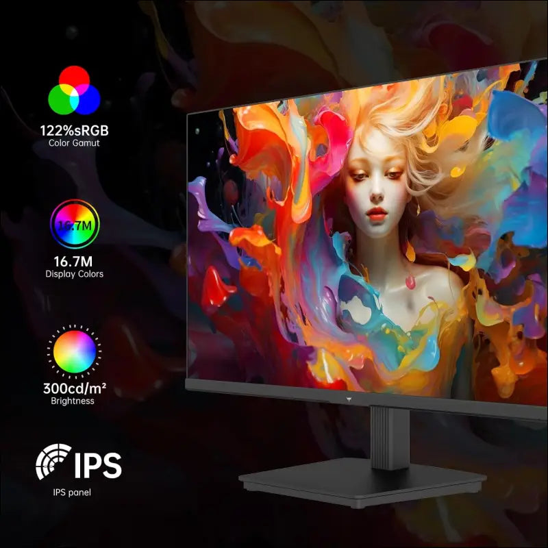 KTC 24 Inch QHD 100Hz Computer Monitor IPS 2K, 1300:1 Contrast, Anti-Blue Light Screen, 122% sRGB, Support FreeSync and GSync, HDMI2.0/DP/Earphone for Gaming and Office Working...