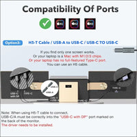 Kwumsy 15.6" Dual Port Laptop Monitor