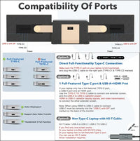 Kwumsy Portable Monitor For Laptop-14" Full HD 1080p Display Dual Triple Monitor Screen Extender,Compatible With Windows/Mac/Chrome For 13''-17.3'' Maximum Width 405mm Laptops.