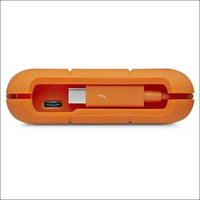 LaCie Rugged USB-C, 5TB, Portable External Hard Drive, Drop, Shock, Dust, Rain Resistant, for Mac & PC, 3 Year Rescue Services (STFR5000800)
